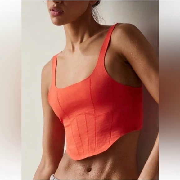 FP Movement by Free People Strong Core Corset Crop - Picture 1 of 5